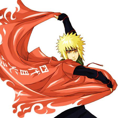 Yondaime in Red Hokage Robe